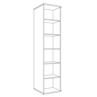 шкаф-пенал с зеркальным фасадом Парма Нео. Фото №4