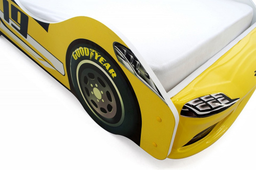 Кровать-машина Супра, желтый. Фото №5