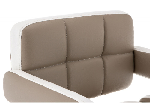 Барный стул Bent бежевый / белый. Фото №7