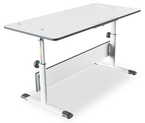 Стол учебный Polini Kids City D2, белый. Фото №1