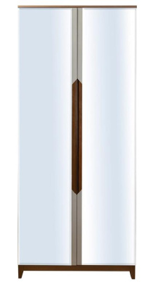 Шкаф двухстворчатый с зеркалами Сканди Грей. Фото №4