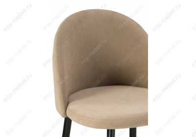 Барный стул Амизуре бежевый / черный матовый. Фото №5