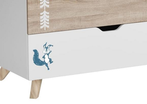 Комод Маша и Медведь Folk. Фото №2