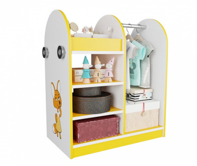 Стеллаж комбинированный Юниор Оранжевая Корова. Фото №2