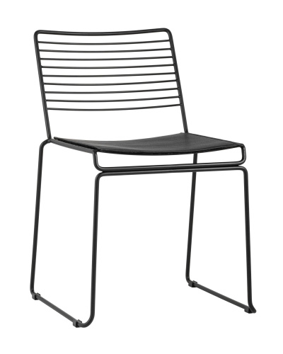 Стул обеденный Danny черный с черной подушкой. Фото №2