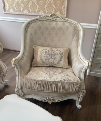 Кресло Мона Лиза белый глянец (р). Фото №3