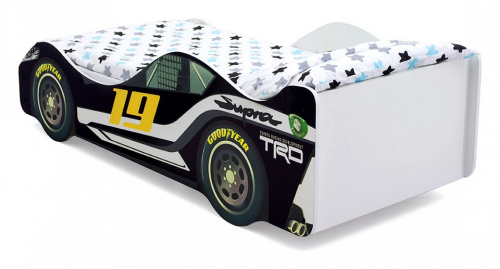 Кровать-машина Супра, черный. Фото №4