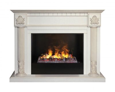 Электрокамин RealFlame Imperia  26 WT 3D Cassette 630 + Black вставка. Фото №2