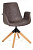 Кресло  ROKIN  (mod. DM4273A)   дерево, металл, ткань, 63*62*90, коричневый (western brown)