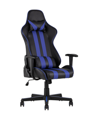 Кресло игровое TopChairs Camaro синее. Фото №2