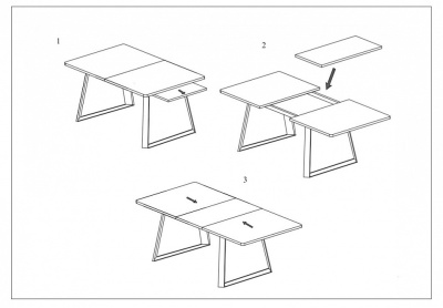 Стол кухонный  цвет каркаса белый, цвет столешницы закаленное стекло белого цвета. Фото №2