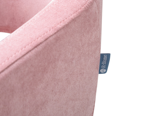 Кресло барное Oscar Сканди Розов/Черный. Фото №8