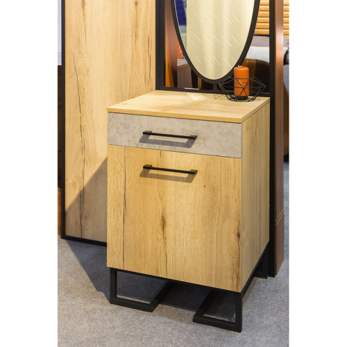 Комод для обуви с ящиком Loft Дуб натур/Бетон. Фото №10