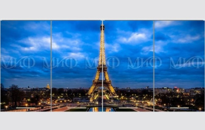 Кухня МДФ с фотопечатью малина 2000. Фото №2