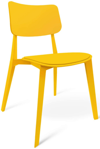 Стул Dario yellow/yellow фото Стул Dario yellow/yellow. Фото №1