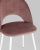 Стул Меган велюр с ромбами пыльно-розовый белые ножки. Фото №8