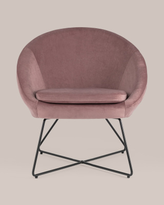 Кресло Колумбия пыльно-розовое. Фото №5