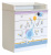 Комод пеленальный Polini kids Simple 1580 Слоник на шаре, белый. Фото №1