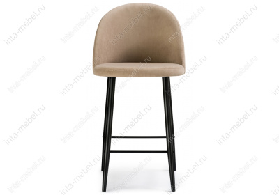 Барный стул Амизуре бежевый / черный матовый. Фото №2