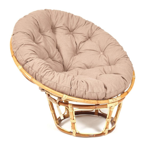 Кресло из ротанга Папасан Эко Скин (Papasan Eco Skin 23/01) + Подушка(Natural (натуральный) фото Кресло из ротанга Папасан Эко Скин (Papasan Eco Skin 23/01) + Подушка(Natural (натуральный). Фото №1