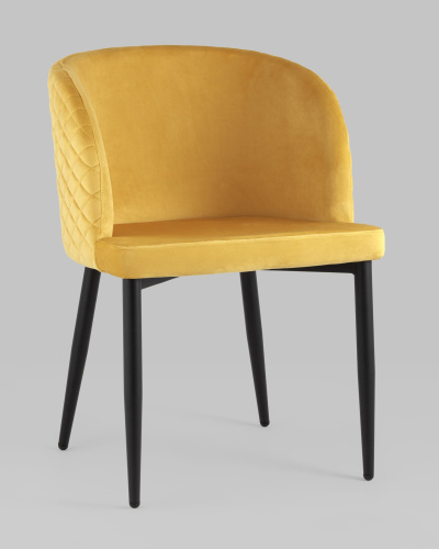 Стул Оскар велюр оранжевый. Фото №3