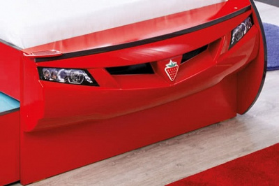 Cilek Coupe с выдвижным спальным местом красный. Фото №3