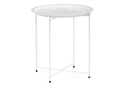 Журнальный стол Tray 47х51 white. Фото №1
