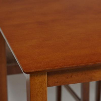 Обеденный комплект эконом Хадсон (стол + 4 стула)/ Hudson Dining Set дерево гевея/мдф, стол: 110х70х75см / стул: 44х42х89см, Espresso, ткань. Фото №2