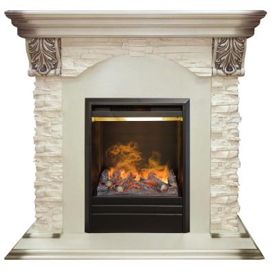 Электрокамин RealFlame Dublin Lux WT с Olympic 3D. Фото №2