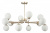 Люстра на штанге ST-Luce Redjino SLE106203-12 фото Люстра на штанге ST-Luce Redjino SLE106203-12. Фото №1