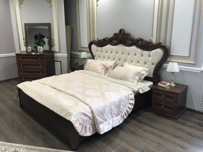 Кровать Афина (1800х2000) с мягким изголовьем караваджо. Фото №5