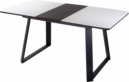 Столы с камнем , венге/искусственный камень белого цвета. Фото №2