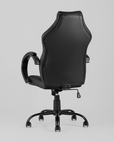 Кресло игровое TopChairs Racer Midi черное. Фото №7