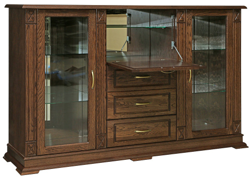 Шкаф Верди Люкс 3/2з П487.12з. Фото №8