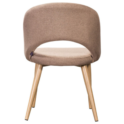 Кресло Lars Сканди Браун/Натуральный Дуб. Фото №4