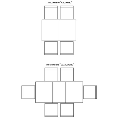 Стол обеденный Альт 4 П285.06 фото Стол обеденный Альт 4 П285.06. Фото №3