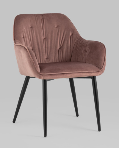 Стул Алекса велюр пыльно-розовый. Фото №3