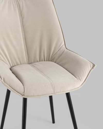 Стул Осло велюр бежевый. Фото №9