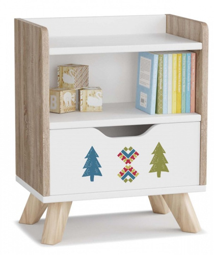 Тумбочка Маша и Медведь Folk. Фото №2