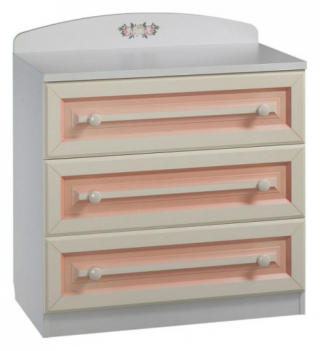 Алиса Комод Белый/ Крем. Фото №1