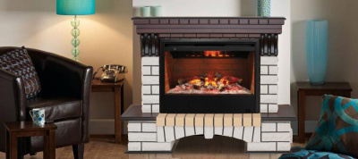 Электрокамин RealFlame Country 26 AO с Helios 26 3D. Фото №4