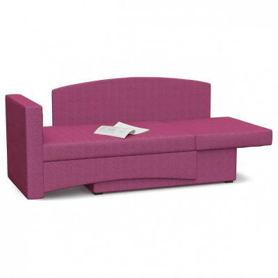 Диван детский Charlie Luxe 1 раскладной (рогожка, Фиолетовый) 140/75/75. Фото №2