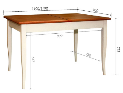 Стол обеденный Альт П490.23 фото Стол обеденный Альт П490.23. Фото №2