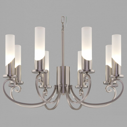 Подвесная люстра Eurosvet Banci 60117/8 никель. Фото №1