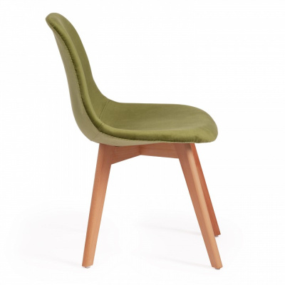 Стул Secret De Maison CINDY SOFT (mod. C1021F1)  / 1 шт. в упаковке вельвет/дерево , 53 х 45 х 81 см , зеленый (HLR 54)/натуральный фото Стул Secret De Maison CINDY SOFT (mod. C1021F1)  / 1 шт. в упаковке вельвет/дерево , 53 х 45 х 81 см , зеленый (HLR 54)/натуральный. Фото №2