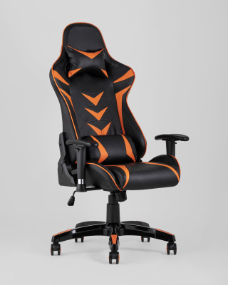 Кресло игровое TopChairs Corvette оранжевое. Фото №3