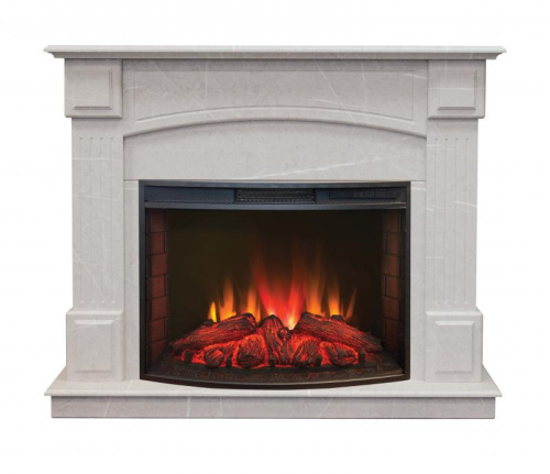Электрокамин RealFlame Carolina 25,5 WTF-714 c Evrika 25,5 (Мрамор). Фото №2