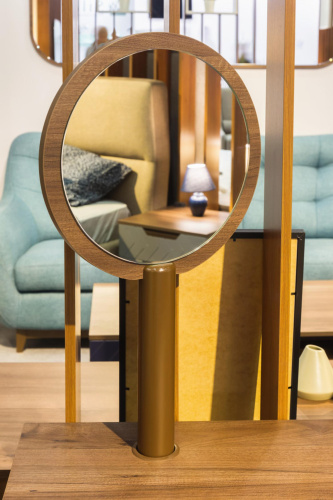 Зеркало для стола туалетного Сканди Орех фото Зеркало для стола туалетного Сканди Орех. Фото №8