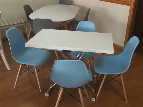 Стул 971 голубой. Фото №3