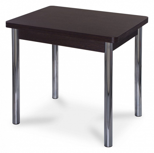 Стол кухонный  венге, ножки хром. Фото №1